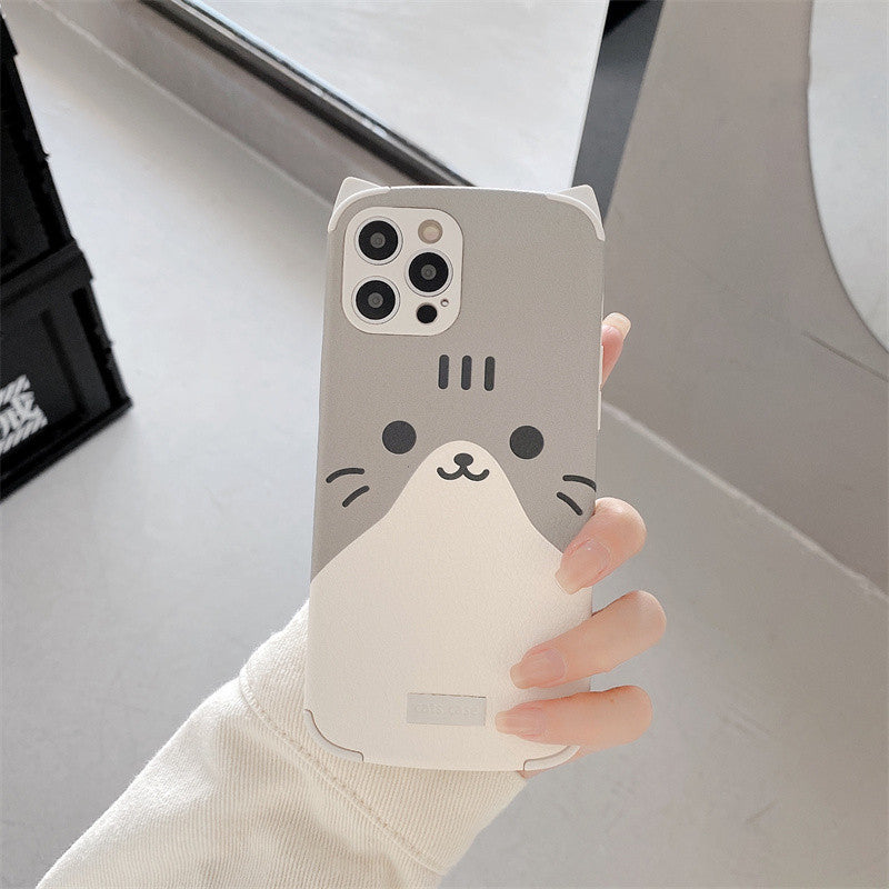 Compatible with Apple ,  Silicone Anti-fall Cover Tide, Perfect for pet lovers