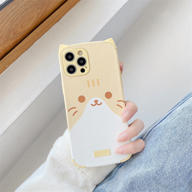 Compatible with Apple ,  Silicone Anti-fall Cover Tide, Perfect for pet lovers