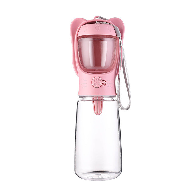 2 In 1 Dog/cat Water Bottle and food storage.