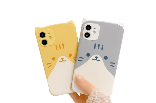 Cat phone cases with transparent background